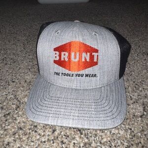 Brunt Gray and Black Trucker Hat